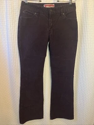 Pantalones de pana acampanados con curvas Gap de 5 bolsillos para mujer talla 6 púrpura uva AM10 Foto 1 de 4