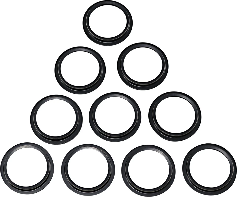 10-Pack 49 mm Fork Dust Seals Harley-Davidson Heritage Classic FLHC 2018-2020 - Image 1 of 1
