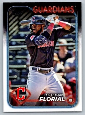2024 Topps Estevan Florial Cleveland Guardians #531 - Image 1 of 2