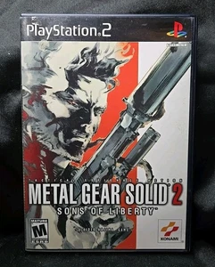 Metal Gear Solid 2: Sons of Liberty (PlayStation PS2) Authentic Case/Disk/Manual - Picture 1 of 5