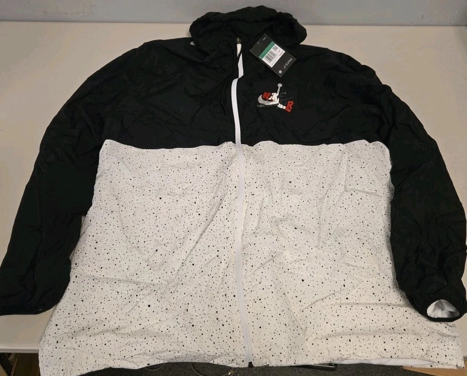 Jordan Jumpman Classics Windwear Jacket Black/ White XL With Tags - Image 1 of 4