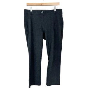Betabrand Gray Crop Classic Dress Pants Sz L - Picture 1 of 5