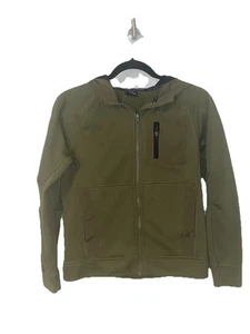 Athletic Works Full Zip Hooded Boys Pockets Green Size Large 10-12 - Picture 1 of 7