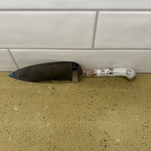 House of Prill Stainless Sheffield England Porcelain Knife Serving Cake USA - Picture 1 of 7