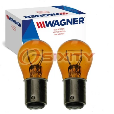2 pc Wagner Front Turn Signal Light Bulbs for 1978-2008 Toyota Avalon Camry fh - Image 1 of 4