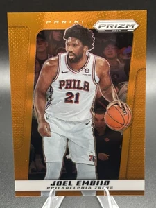 Panini Prizm Deca Joel Embiid 2024 #196 naranja/49 - Imagen 1 de 3
