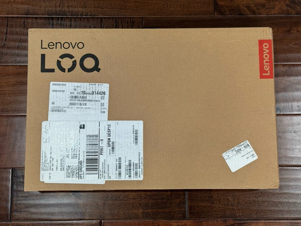 Lenovo LOQ 15IRH8 15.6" (512GB SSD, Intel Core i5 12th Gen., 4.40 GHz, 8GB, GeForce RTX 3050, FHD Camera) Laptop - Storm Grey - 82XV0012US