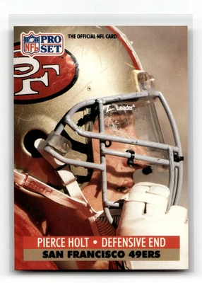 1991 Pro Set Pierce Holt #292 San Francisco 49ers FOOTBALL - Image 1 of 2