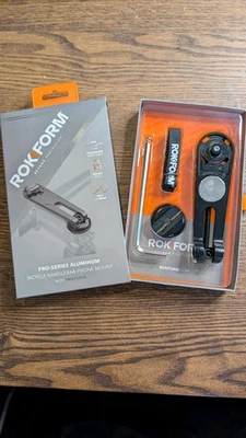 Montaje de teléfono con vástago de manillar de bicicleta de aluminio serie Rokform Pro con bloqueo de giro nuevo Foto 1 de 2