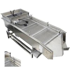 Electric Double Layers Linear Vibrating Screen Sifter Shaker 110V 6MM 3MM Screen - Picture 1 of 24