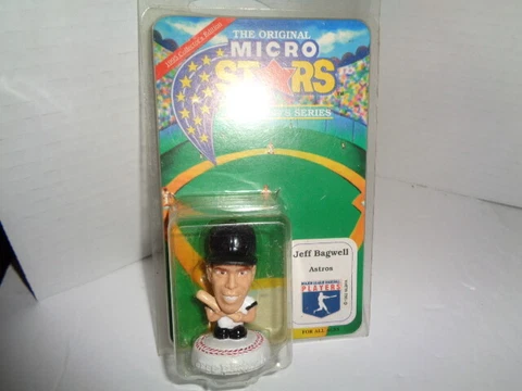 Original Micro Stars 2.5" Bobblehead, Jeff Bagwell Astros,1995 Sealed Cover