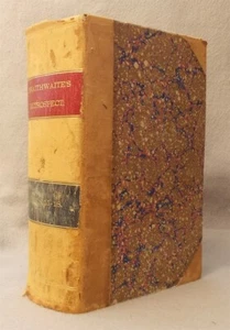 HUGE 1847-48 RETROSPECT OF MEDICINE William Braithwaite ANTIQUE LEATHER BINDING - Imagen 1 de 6