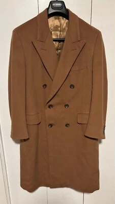 Abrigo Samuelsohn Cashmere Doble Pecho Bronceado/Camel - Mediano/Grande Foto 1 de 4