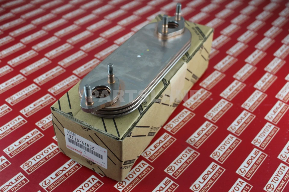 Toyota Land Cruiser FZJ80 Lexus LX450 OEM conjunto de refrigerador de óleo genuíno 15710-54030 - Imagem 1 de 4