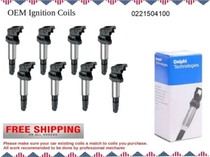 Nuevas 8 bobinas de encendido para modelos 2001-2010 I4 I6 V8 V12/OEM 0221504100/ORIGINALES - Imagen 1 de 2