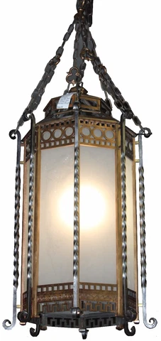 Massive Gothic Revival Pendant Light Chandelier Cover