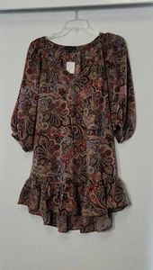 Twentyone Dress Womens Size M Multicolor Short Mid Sleeve Casual   - Picture 1 of 3