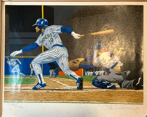 Milwaukee Brewers Hit & Run Signed 116/190- Rick Rush 1989-MLB-Baseball-Rare VTG - Picture 1 of 22
