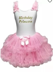 Popatu Girls Birthday Princess Dress Size 3-4T Excellent Condition - Picture 1 of 2