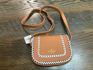 Cute Kate  Spade Sheffield Street Crossbody Purse! NWT ! Warm Cognac Color - Picture 1 of 8
