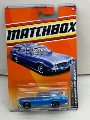 2010 MATCHBOX SUPERFAST #18 OLDSMOBILE VISTA CRUISER WAGON NEW ON CARD - Image 1 of 4