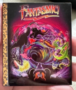 PIN FANTASMIC! 3" JUMBO FANTASY LITTLE GOLDEN BOOK MICKEY MALEFICENT URSULA HISS - Picture 1 of 2
