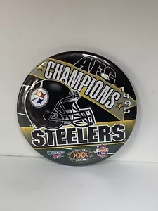 Super Bowl XXX Pittsburgh Steelers AFC 1995 Champions Button Pinback NFL - Picture 1 of 3