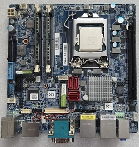 BCM MX170QD Intel Q170 Mini-ITX Motherboard w/ i3-6100 CPU, 8GB Kingston Memory - Photo 1/5