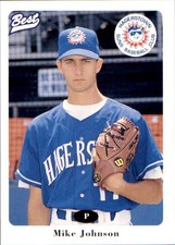 1996 Hagerstown Suns Best #10 Mike Johnson Edmonton Alberta Canada Baseball Card