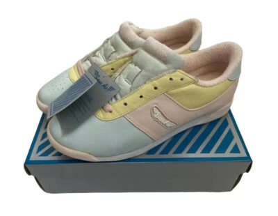 Zapatillas deportivas vintage Bass Air colorblock pastel zapatos para mujer talla 7,5 deadstock nuevas en caja Foto 1 de 4