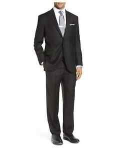 Peter Millar “FLYNN” Black Two Button Suit Size 42R 38x32 MSRP $845 EXCELLENT