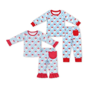 Infant Baby Boys Sleeper Clothing Moo-ey Christmas Cow Pajama Set - Picture 1 of 7