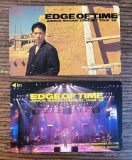 JUNICHI INAGAKI Edge Of Time Concert Tour '88 x 2 TELEPHONE CARD (Unused) JAPAN