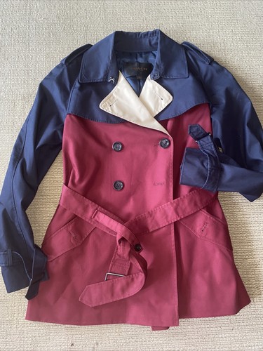 COLORBLOCK TRINCEA CORTA (COACH F86036) NERO CILIEGIO MULTI