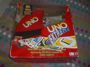 UNO Extreme Mattel Card Game - Dispenser and Cards - Family Children's Game
