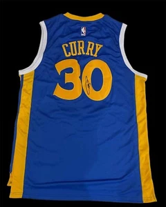 Golden State Warriors Stephen Curry signiertes Trikot COA - Bild 1 von 3