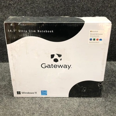 GATEWAY Ultra Slim 14.1" Laptop Intel Celeron N4020 4GB 128GB SSD Win 11 Silver - Image 1 of 4