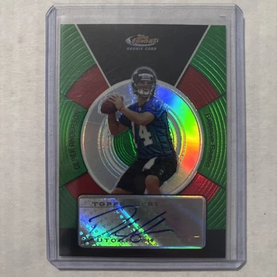 2005 Topps 最佳德里克·安德森绿色折射卡 RC 签名 /199 - 布朗 — 第 1/2 张图片