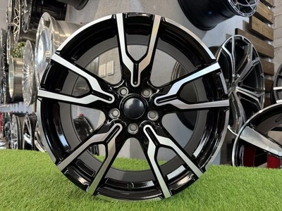 Ruedas 4X R18 pulgadas 5X112 X1/X2 estilo negro pulido medio mate: aptas para la serie 1,2 - Imagen 1 de 4