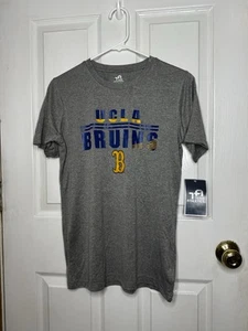 UCLA Bruins Shirt Boys Size XL 16-18 Active Wear Short Sleeve Gray - Picture 1 of 4