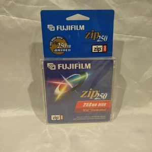 Fujifilm Zip 250MB Disk IBM Formatted New & Sealed Mac Formatted - Afbeelding 1 van 2