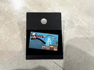 Vintage Peanuts Snoopy Knotts Berry Farm Rollercoaster Pin..NEW - Picture 1 of 3