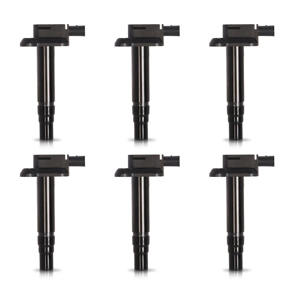 7805-6551-06 Aceon Set of 6 Ignition Coils for VW Audi A6 Quattro S6 A8 S8 TT A4 - Изображение 1 из 1