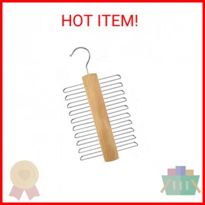 Tie Rack Hanger,Valentines Day Gifts for Men Husband,Premium Wooden Necktie and - Picture 1 of 1