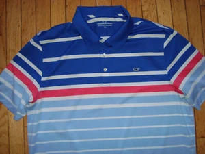 VINEYARD VINES MEN'S SHORTSLEEVES POLYESTER SPANDEX POLO SHIRT XL HARDLY WORN - Bild 1 von 9