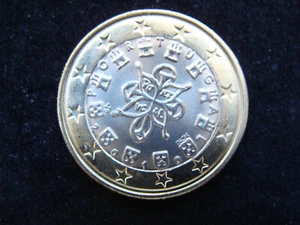1 EURO Kursmünze Portugal 2010 bankfrisch, unc. aus Münzrolle, keine Umlaufmünze - Bild 1 von 2