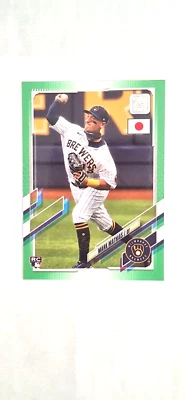 2021 Topps Japan Edition  Jade Green Parallel Mark Mathias  RC # 71 SERIAL 13/75 - Image 1 of 4