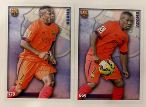 2x ADAMA TRAORE 2014/15 MUNDICROMO ROOKIE RC - Picture 1 of 5