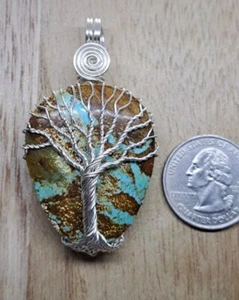Colgante Árbol de la Vida Turquesa - Imagen 1 de 1