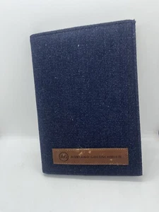 Adriano Goldschmied AG Blue Denim Cover Notebook Journal 5" x 7" 192 Pages EUC - Picture 1 of 12